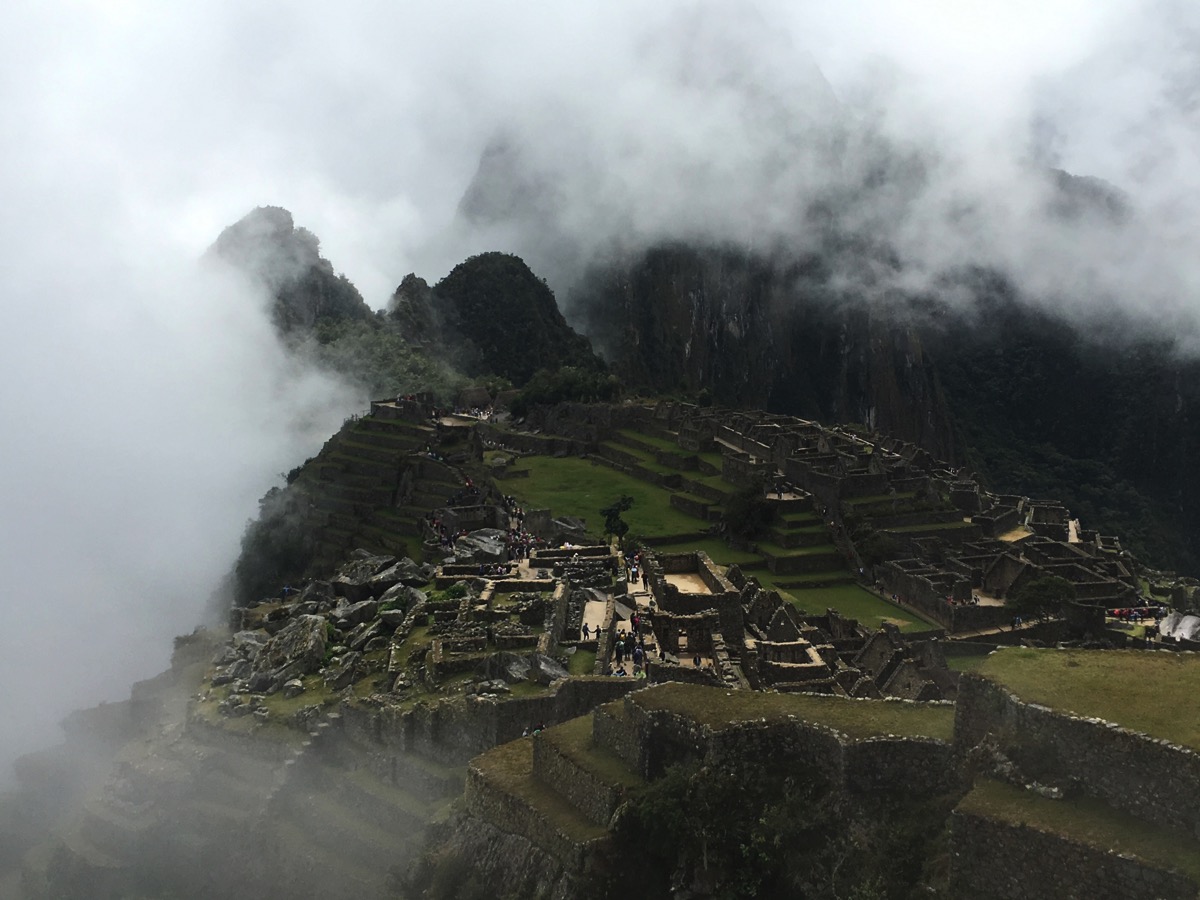 A Photo of Machu Picchu from above